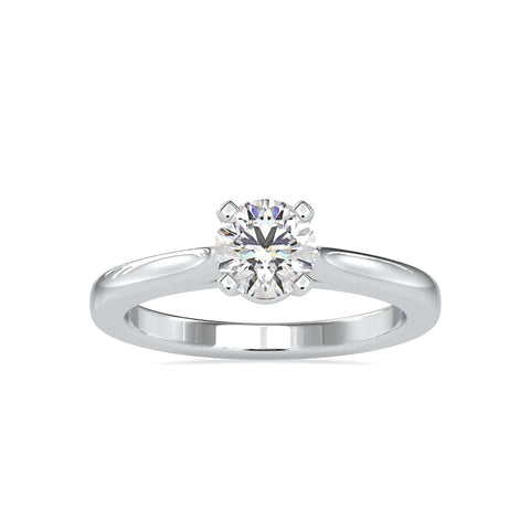 0.30cts. Solitaire Platinum Engagement Ring JL PT 0176