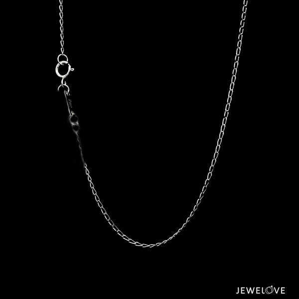 Jewelove™ Chains 1mm Thin Links Platinum Chain JL PT CH 1292