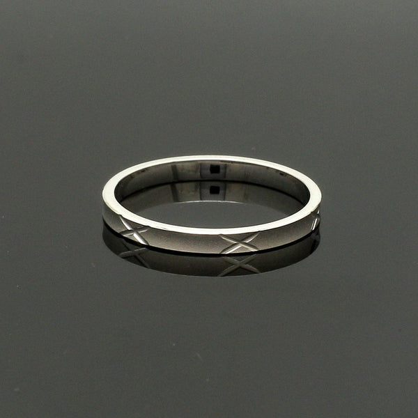Jewelove™ Rings Women's Band only 2mm Designer Japanese Platinum Women's Ring JL PT 1344
