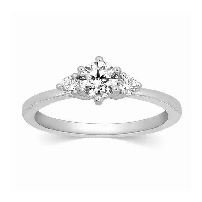 Diamond Platinum Engagement Solitaire Ring JL PT 326