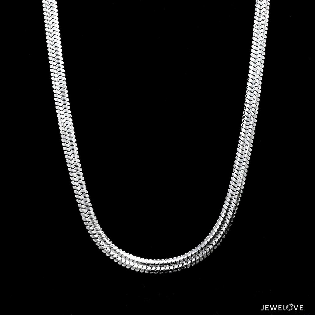 5mm Japanese Double Snake Platinum Chain for Men JL PT CH 1144-A