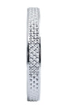 Jewelove™ Bangles & Bracelets Pair Broad Platinum Bangle with Diamond Cut JL PTB 614