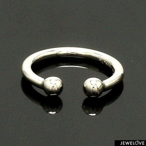 Customised Platinum Nosering by Jewelove JL PT NP 105