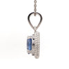 Jewelove™ Pendants Designer Platinum Pendant with Blue Sapphire JL PT P 321