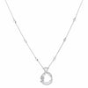 Jewelove™ Pendants & Earrings Elegant Platinum Evara Diamond Pendant with Diamond Studded Chain for Women JL PTP 173