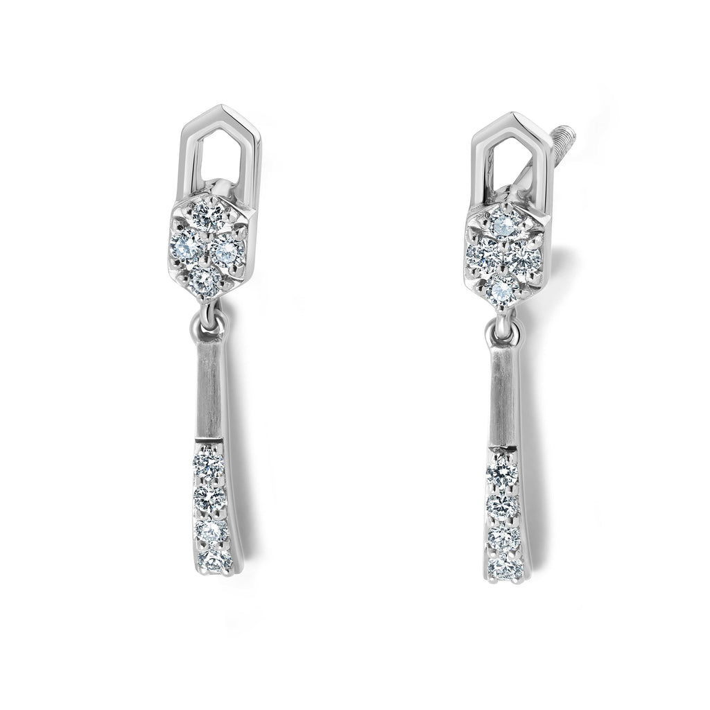 Jewelove™ Earrings Evara Platinum Diamond Earrings for Women JL PT E 315
