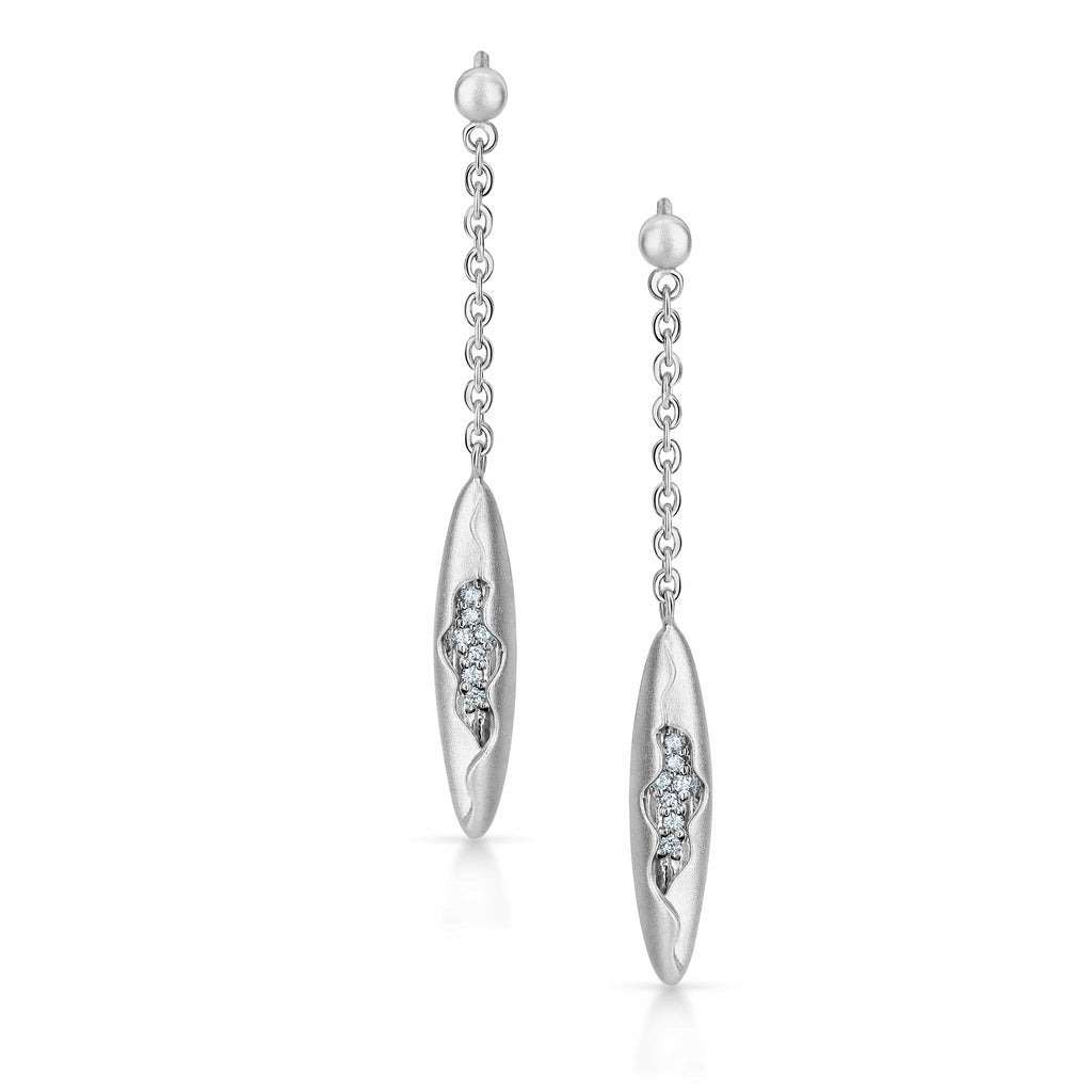 Jewelove™ Earrings SI IJ Evara Platinum Diamonds Earrings for Women JL PT E 184