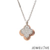 Jewelove™ Pendants Evara Platinum Rose Gold Diamond Pendant for Women JL PT P 329