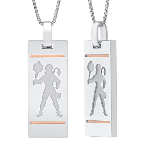 Hanuman Ji Pendant in Platinum & Rose Gold JL PT Hanuman-1