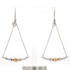 Jewelove™ Earrings Japanese Designer Platinum Earrings with Rose Gold Ball for Women JL PT E 279