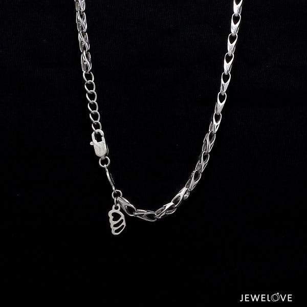 Jewelove™ Chains Japanese Platinum Chain for Men JL PT CH 658