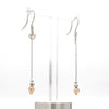 Jewelove™ Earrings Japanese Platinum Earrings with Rose Gold for Women JL PT E 281