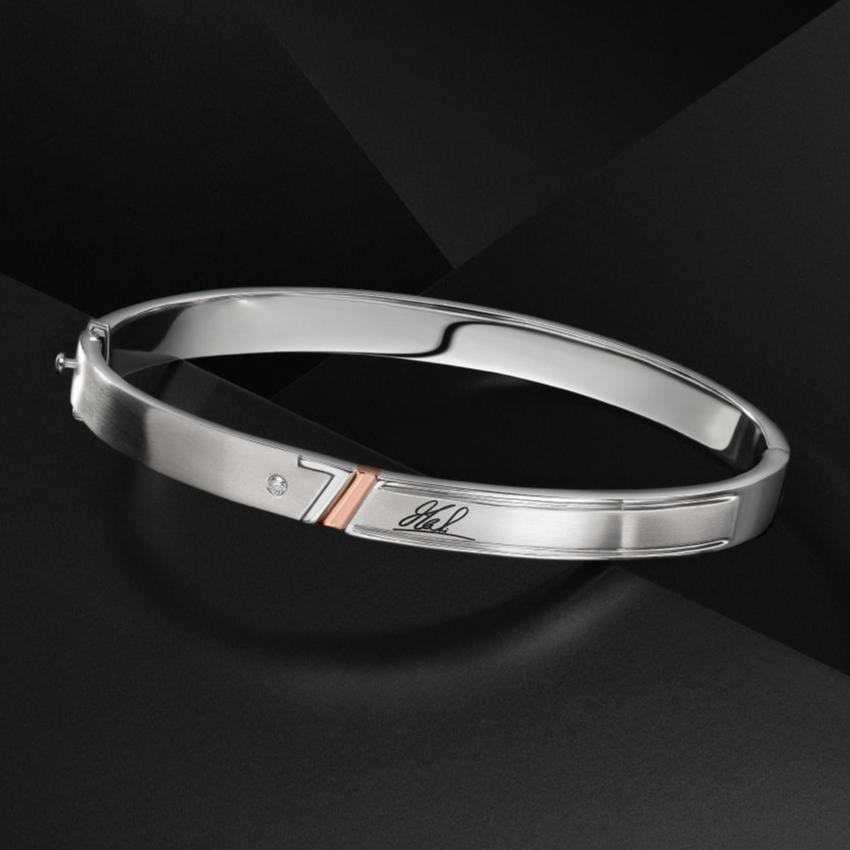 Platinum Silver Bracelets For Mens In Grt Diamond Bracelet For