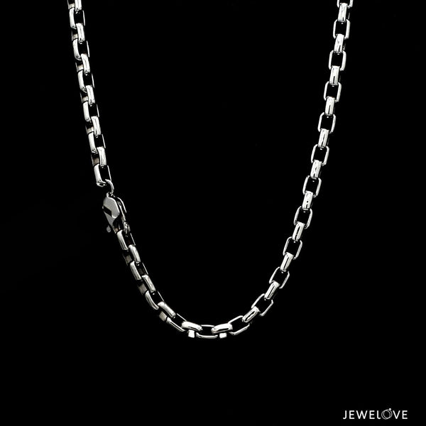 Jewelove™ Chains Men of Platinum | 3.75mm Platinum Heavy Chain for Men JL PT CH 1288