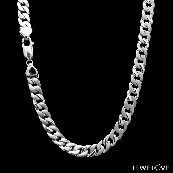 Jewelove™ Chains Men of Platinum | 8mm Heavy Platinum Chain JL PT CH 737-A