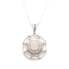 Jewelove™ Pendants Men of Platinum | Geometrical Platinum Diamond Pendant for Men JL PT P 193