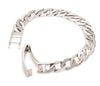 Jewelove™ Bangles & Bracelets Men of Platinum | Heavy Platinum Bracelet with Unique Diamond Studded Lock JL PTB 651