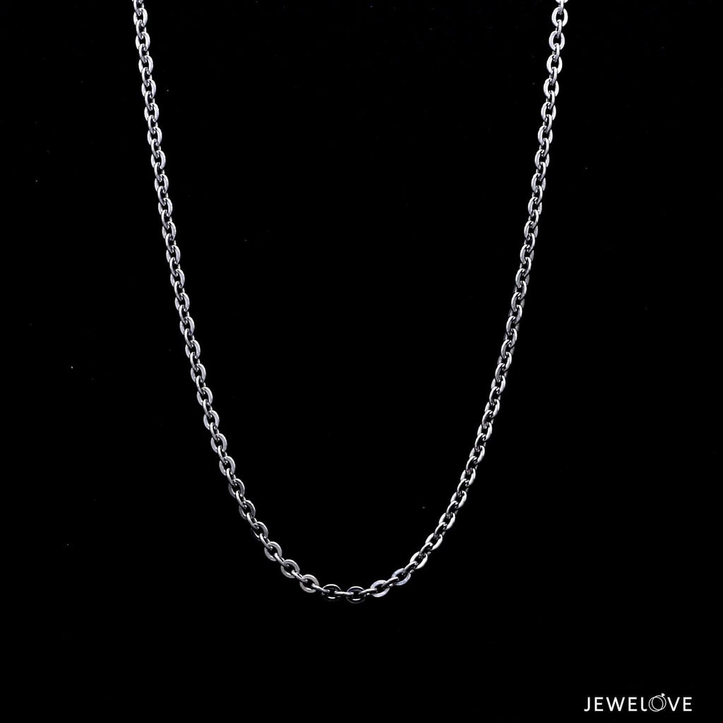 Jewelove™ Chains Platinum Chain for Men SJ PTO 704 - Unisex