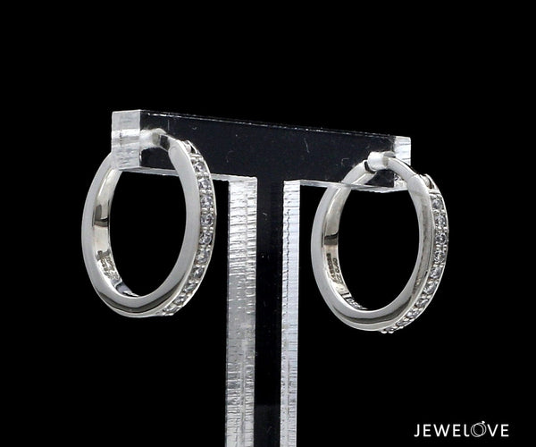 Jewelove™ Earrings Platinum Diamond Earrings for Women JL PT E 339