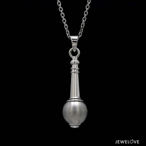 Platinum Hanuman Ji Gada Pendant for Men JL PT Gada-PT
