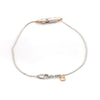 Jewelove™ Bangles & Bracelets Platinum Rose Gold Bracelet for Women JL PTB 743