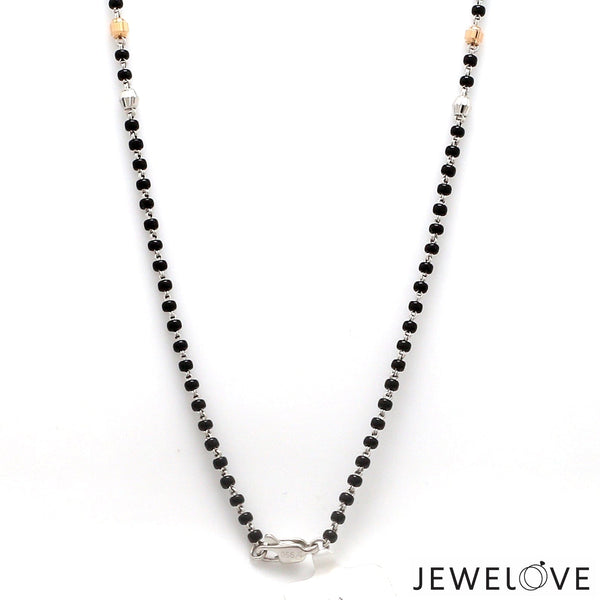 Jewelove™ Necklaces & Pendants Platinum Rose Gold Diamond Mangalsutra Pendant Chain JL PT MS 115