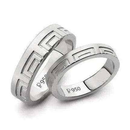 Price Point Platinum Love Bands SJ PTO 131 – Jewelove™