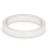 Jewelove™ Rings Ready to Ship Ring Size 8, 3mm Flat Platinum Band SJ PTO 223 - Flat