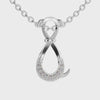 Platinum Diamond Pendant for Women JL PT P 1266