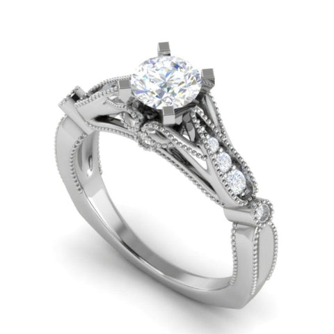 1-Carat Lab Grown Platinum Engagement Solitaire Ring for Women JL PT LG 1152