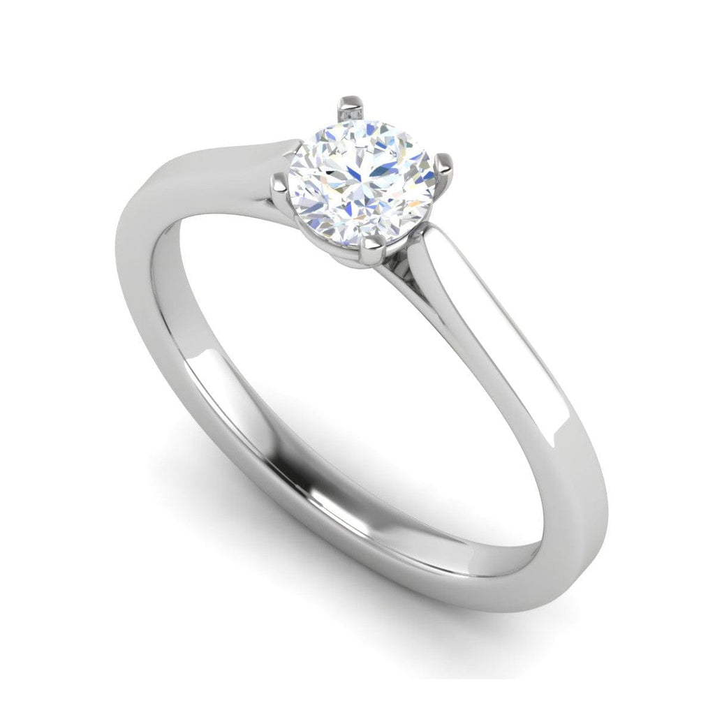 Carat Solitaire Platinum Ring JL PT RS RD 105