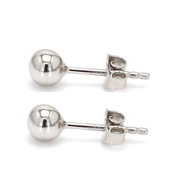 Jewelove™ Earrings 5mm Platinum Ball Earrings Studs JL PT E 187