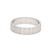 Jewelove™ Rings A Mighty Match Matte Finish Platinum Couple Rings with Single Diamonds JL PT 953
