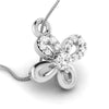 Jewelove™ Pendants & Earrings Beautiful Platinum with Diamond Pendant Set for Women JL PT P 2425