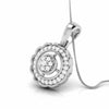 Jewelove™ Pendants & Earrings Beautiful Platinum with Diamond Pendant Set for Women JL PT P 2451