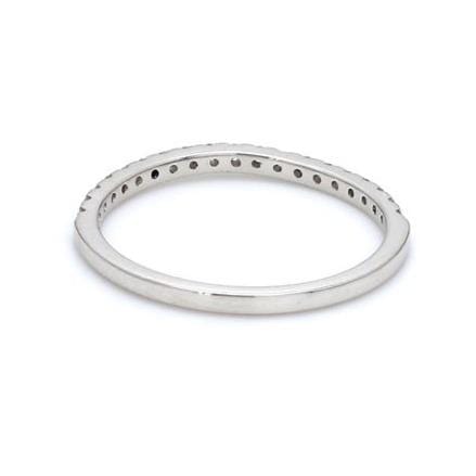Jewelove™ Rings Curvy Half Eternity Platinum Ring with Diamonds JL PT 585