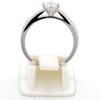 Circle View of Customised Platinum Diamond Solitaire Ring JL PT 917
