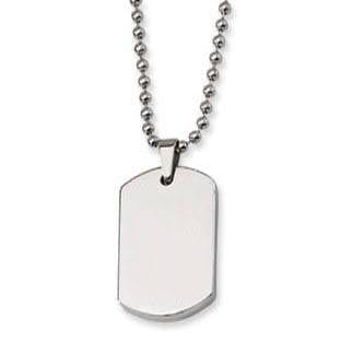 Customised Platinum Name Pendant