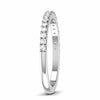 Jewelove™ Rings Designer Half Eternity Platinum Wedding Band with Diamonds JL PT 6850