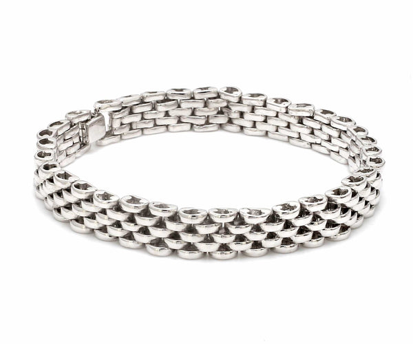 Jewelove™ Bangles & Bracelets Designer Platinum Bracelet for Men JL PTB 1110