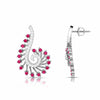 Jewelove™ Earrings Designer Platinum Diamond Earrings for Women JL PT E NL8585