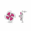 Jewelove™ Earrings Designer Platinum Diamond Earrings With Emerald for Women JL PT E NL8663