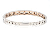 Jewelove™ Bangles & Bracelets Designer Platinum & Rose Gold Bracelet for Men JL PTB 1083