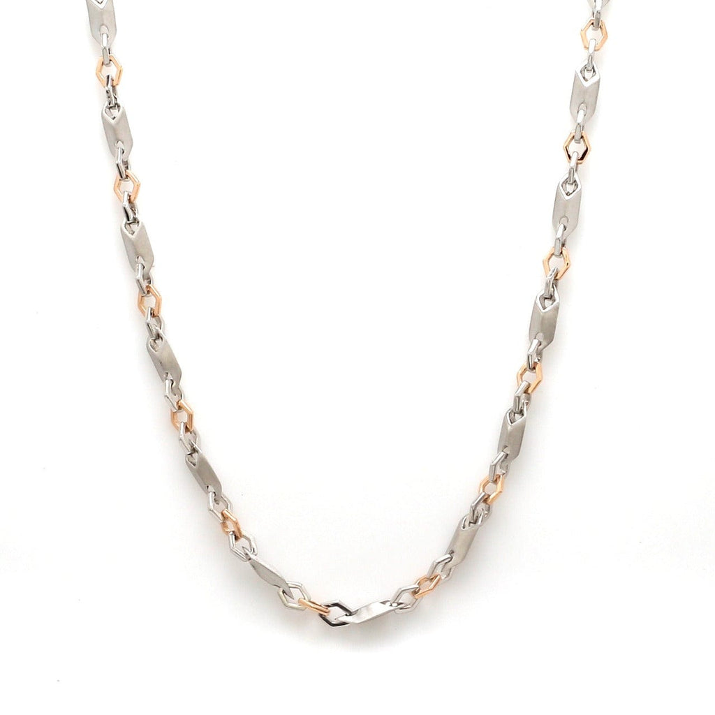 Designer Platinum Rose Gold Chain for Men JL PT CH 1109 – Jewelove™