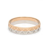Jewelove™ Rings Designer Unisex Platinum & Rose Gold Couple Rings JL PT 1122
