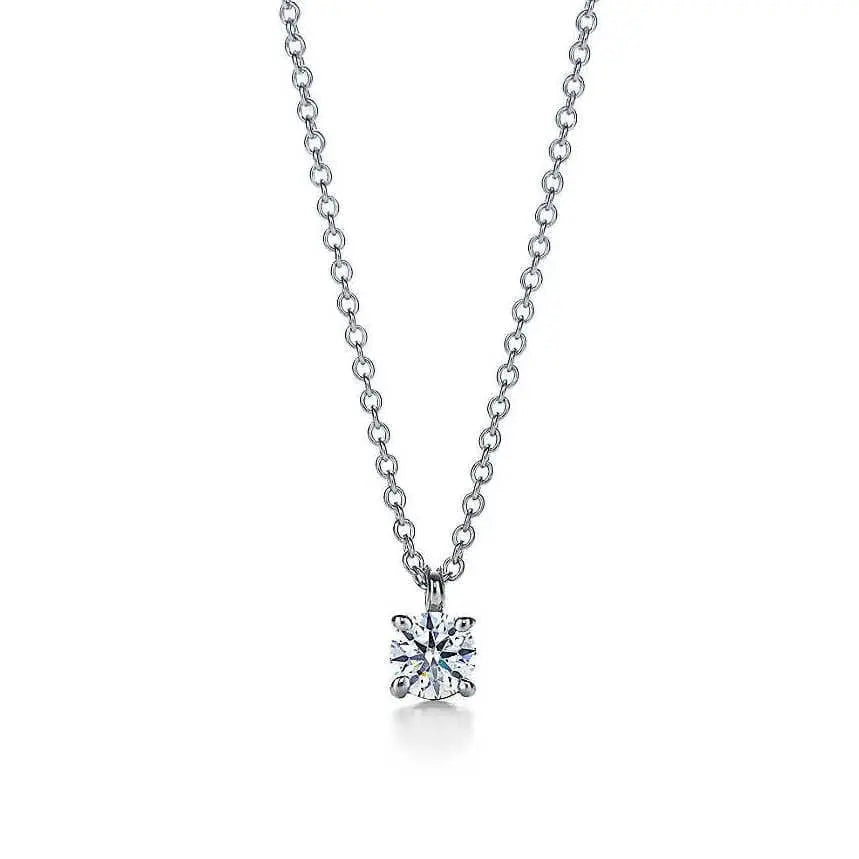 Diamond Solitaire Pendant Crafted in Platinum SJ PTO 901 – Jewelove™