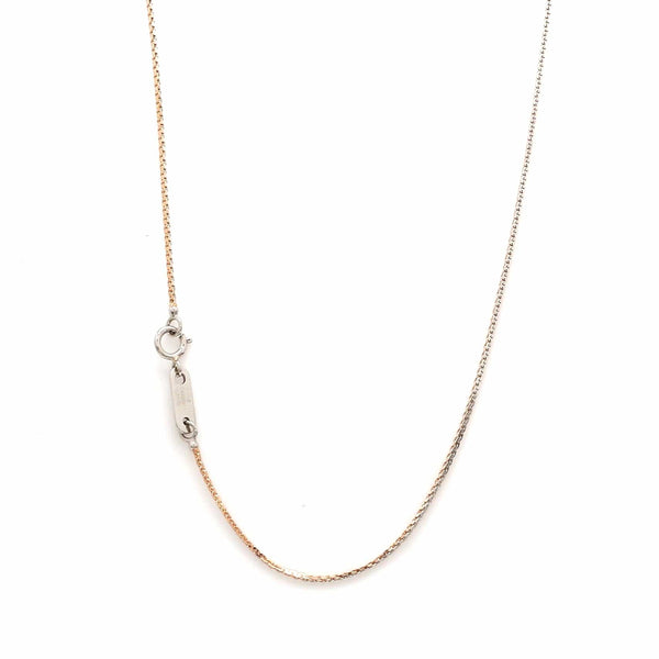 Jewelove™ Chains Double Sided Platinum & Rose Gold Unisex Chain JL PT CH 1140