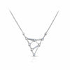 Jewelove™ Necklaces & Pendants Evara Platinum Necklace with Diamonds for Women JL PT N 188