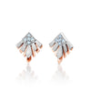 Jewelove™ Pendants & Earrings Evara Platinum & Rose Gold Diamond Pendant Set JL PT P E 255