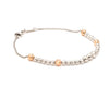 Jewelove™ Bangles & Bracelets Platinum Evara | Rose Gold Bracelet with Diamond Cut Balls for Women JL PTB 826
